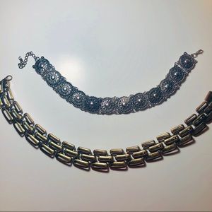 ⭐️ Set of 2 Chunky Chokers